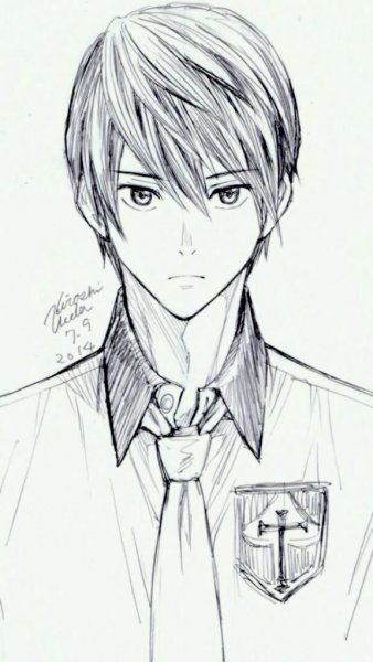 Аниме лицо парня