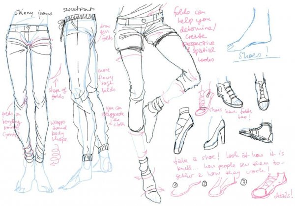 Шорты для рисования аниме