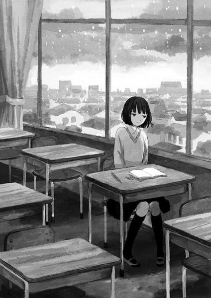 Аниме школа одиночество