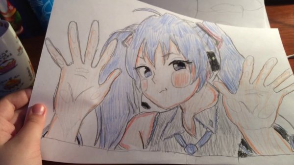 Мои рисунки аниме