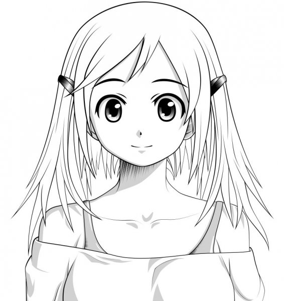 Девочка манго из аниме