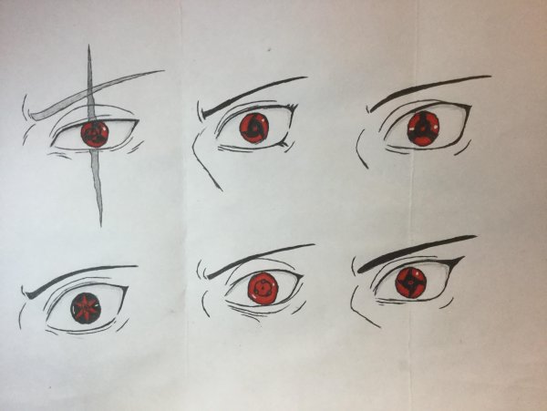 Аниме глаз Шарингана