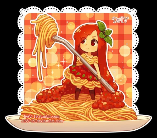 Хуманизация еды Чиби Dav