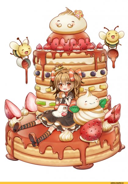 Девочки в виде сладостей