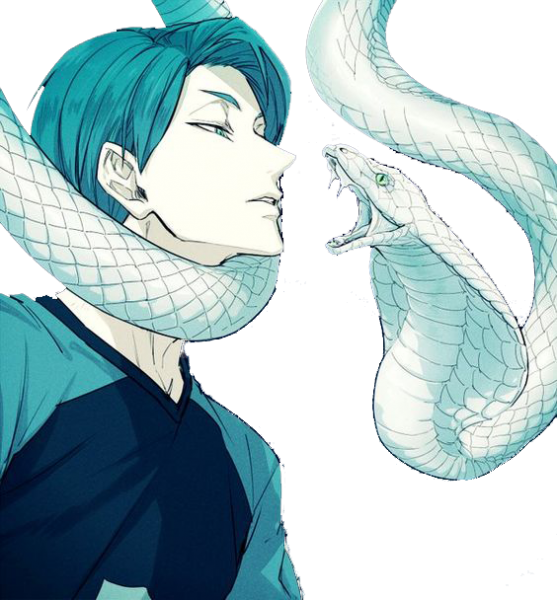 Человек змея арт