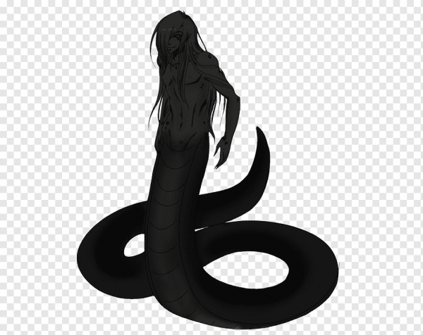 Полузмей Получеловек аниме