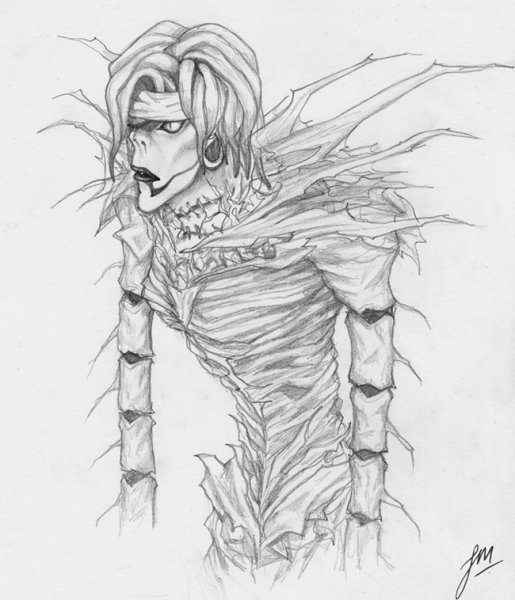 Нарисовать тетрадь смерти Бог смерти