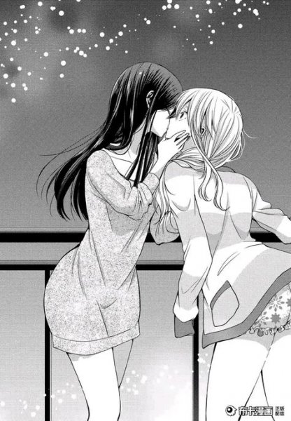 Цитрус аниме поцелуй