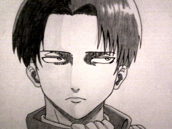 Атака титанов Леви для срисовки