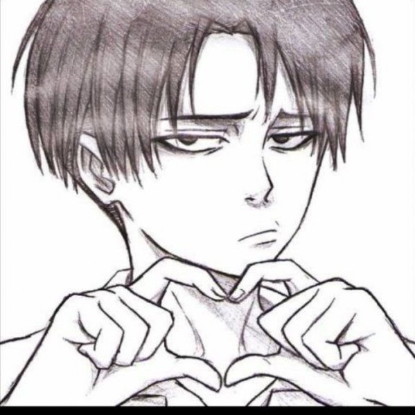 Атака титанов Леви карандашом