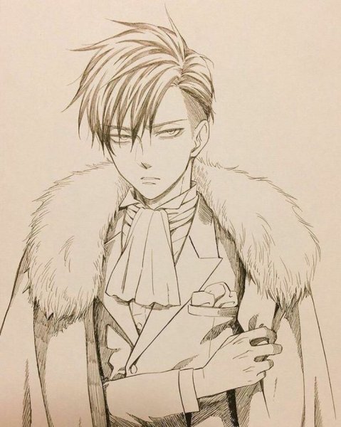 Капрал Леви для срисовки