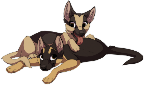 Аниме щенки