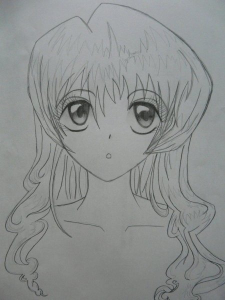 Аниме рисунки карандашом некрасивый