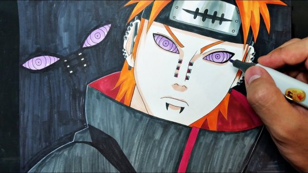 Пейн Акацуки рисунок