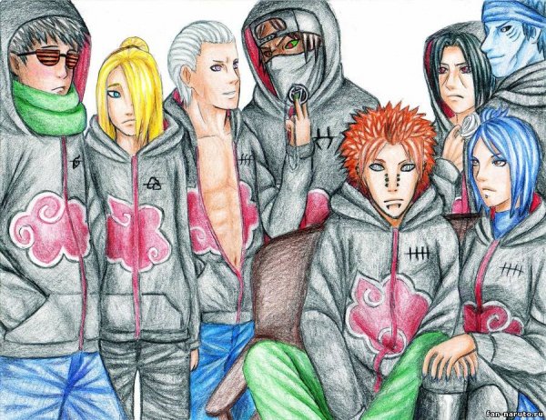 Акацуки срисовать