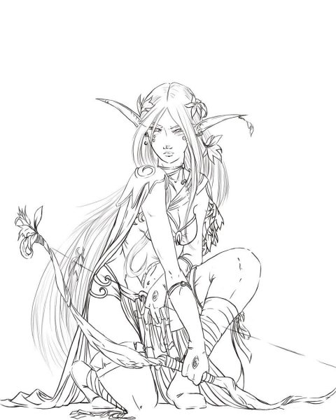 Эльф с рогами