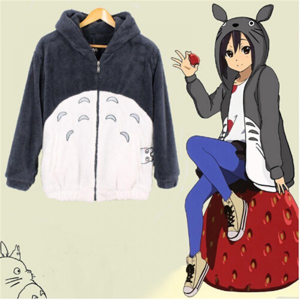 Аниме толстовки женские с капюшоном