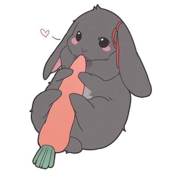 Милые анимешные кролики