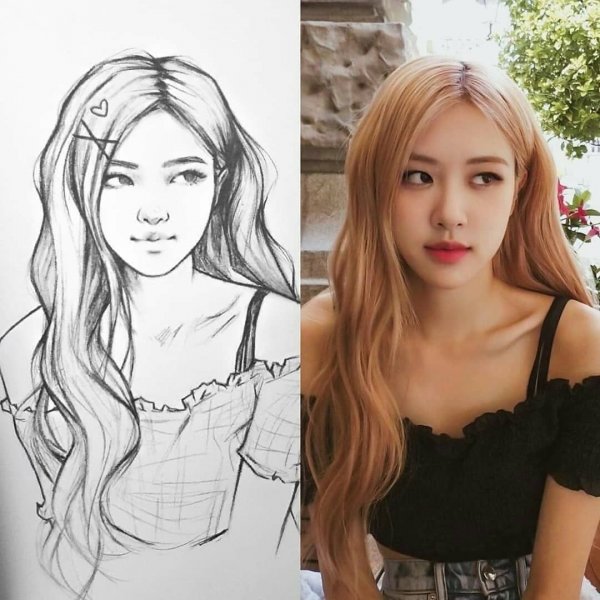 Портрет Дженни из блэкпинк