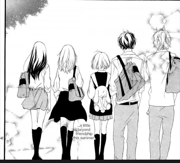 Черно белые аниме школа