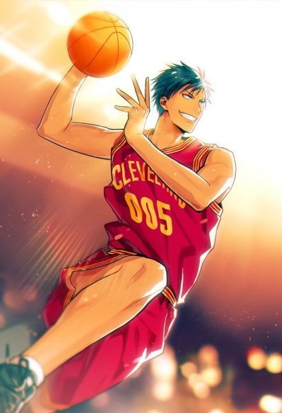 Баскетбол Куроко Аомине дайки данк