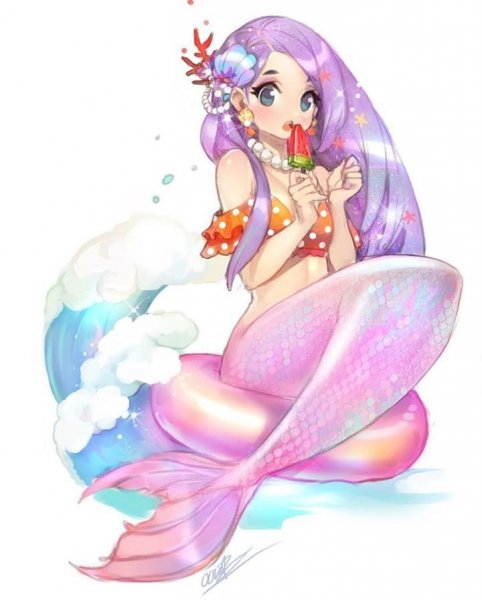 Маленькая Русалочка аниме