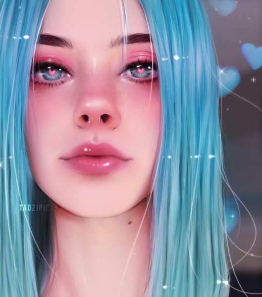 Девушка арт