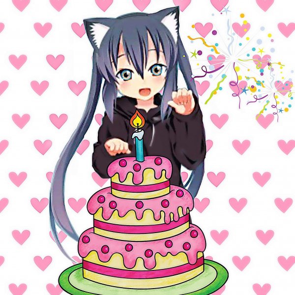 Открытка в стиле аниме