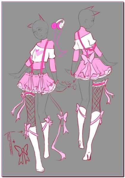 Одежда для рисования девуш