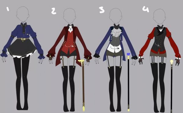 Аниме одежда