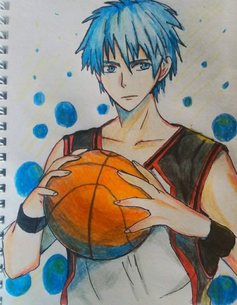 Аниме баскетбол Куроко срисовать