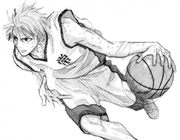Баскетбол Куроко раскраска