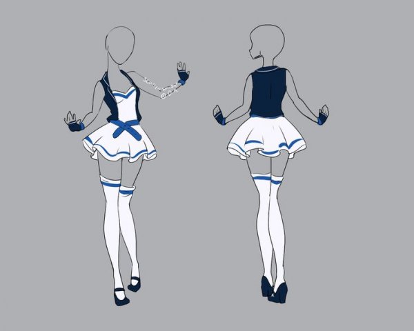 Аниме одежда для девушек