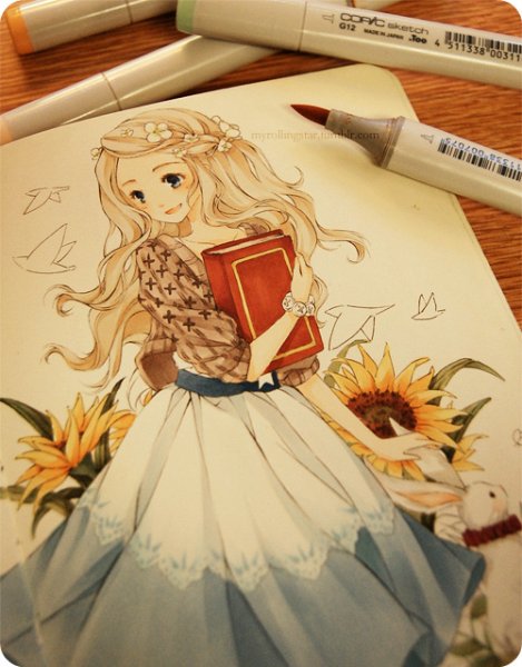 Аниме ручкой