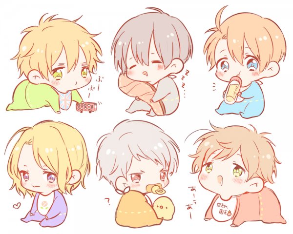 Чиби малыши аниме