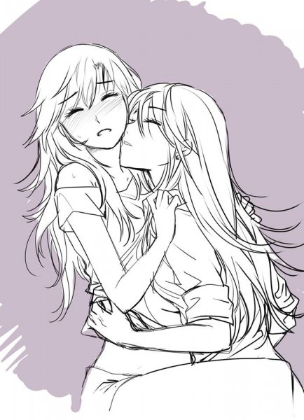 Две девушки скетч