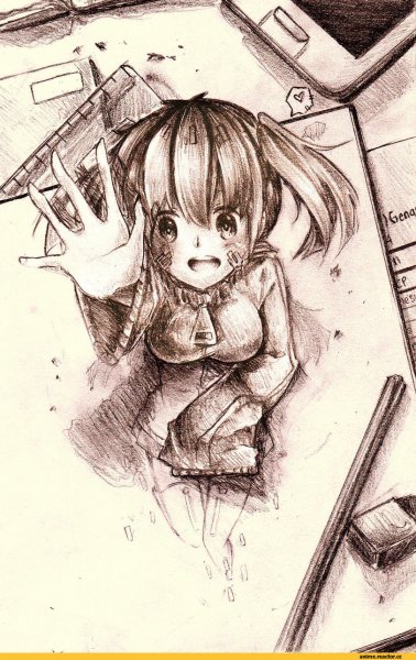 Аниме карандашом