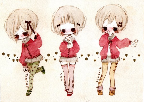 Мини рисунки аниме