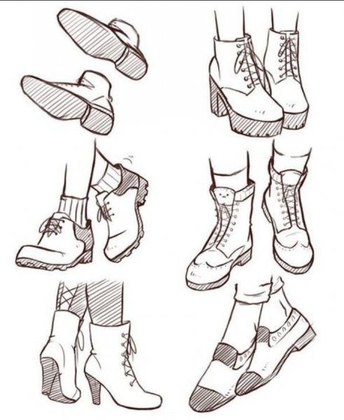 Ботинки скетч