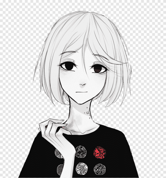 Аниме девушки с каре для срисовки