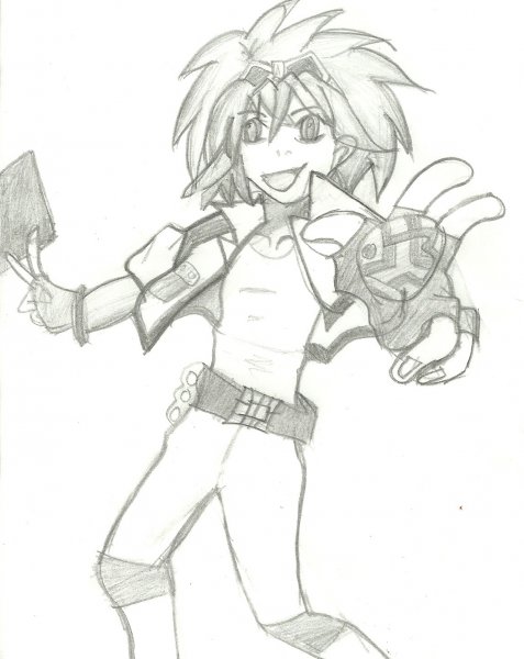 Раскраска аниме Бакуго