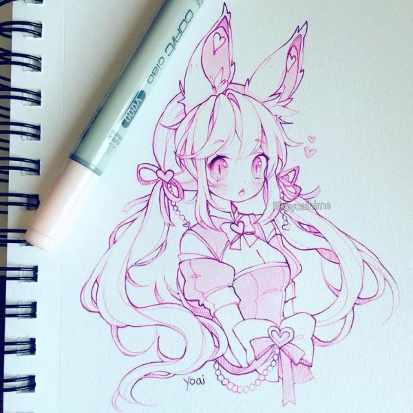 Аниме для скетчбука