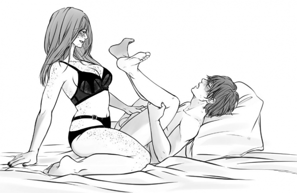 Фемдом страпон рисунки