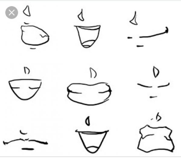 Рот для рисования