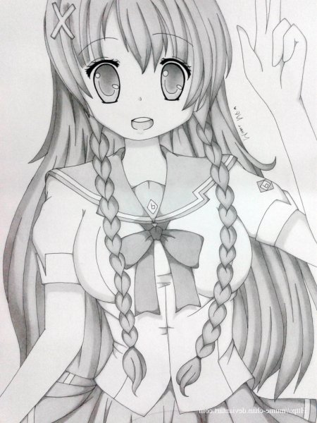 Аниме карандашом красивые