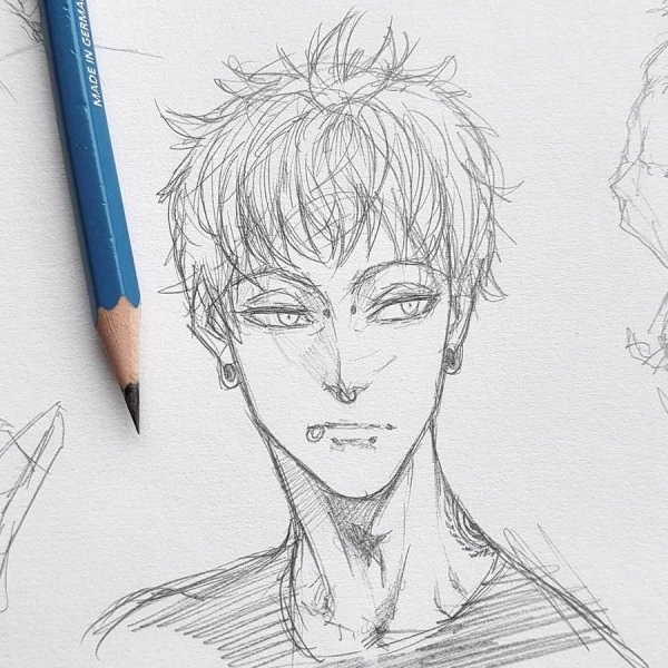 Аниме лицо мужское