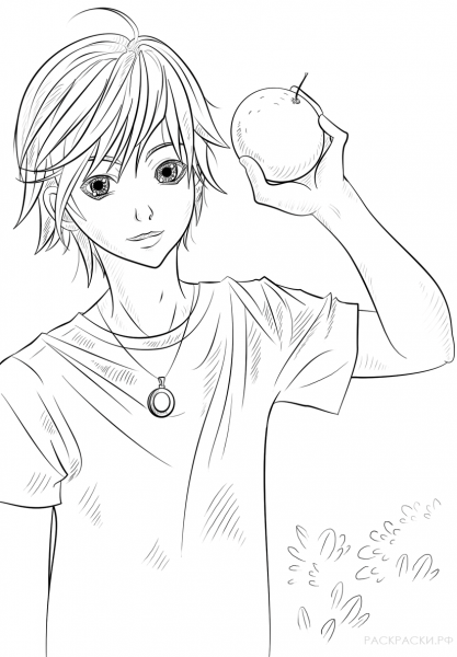 Аниме для подростков для раскрашивания