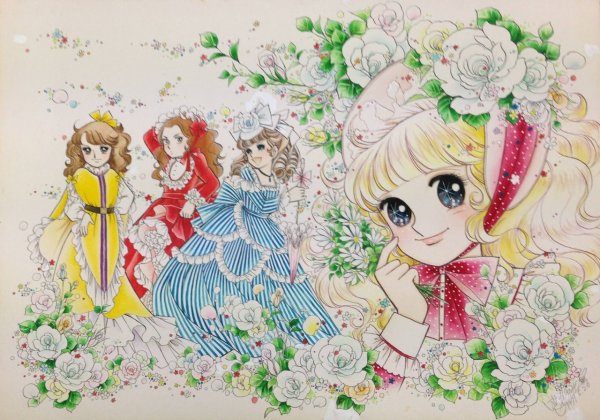 Альпийская роза аниме картинки