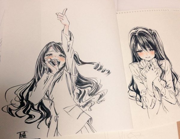 Новый альбом набросков аниме