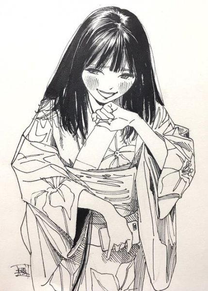 Аниме тушью